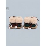 Sinsay Set božićnih visećih dekoracija u obliku cipela s pomponima 2 pack | shoptok.hr