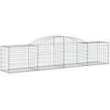  Lučne gabionske košare 10 kom 300x50x60/80 cm pocinčano željezo | shoptok.hr