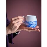 Bloomingville Bele/modre skodelice v kompletu 4 ks iz kamenine 250 ml Lyre – | Shoptok.si