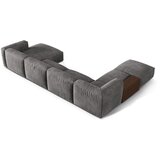 Micadoni Siva kutna garnitura od bouclé tkanine (s lijevim kutom/u obliku slova "U") Martina – Home | shoptok.hr