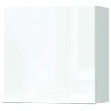 viseća komoda VK55-1K/AV - kolekcija avis - bela lak/kristalno bela hg lak - 55x56x29 cm