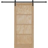 vidaXL klizna vrata s hardverskim setom 86x198.5 cm Čvrsto borovo drvo, unutarnja vrata 'ORKDAL'86x198.5x4 cm Čvrsto borovo drvo | shoptok.hr