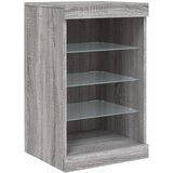  Komoda s LED svjetlima boja sivog hrasta 123x37x67 cm | shoptok.hr