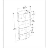 Woody Fashion Polica za knjige Ayzi Oak | ePonuda.com