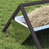 Hranilica za stoku Srebrno 111 x 76 x 38 cm Cinkani čelik | Eponuda.ba