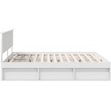  Okvir za krevet Bijelo 200 x 200 cm Konstruirano drvo | shoptok.hr
