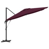  Roma dežnik Rdeča 286 x 285 x 265 cm Poliester in aluminij, (5000045840) | Shoptok.si