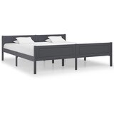  Okvir za krevet od masivne borovine sivi 180 x 200 cm | Eponuda.com