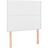 Maison Chic Posteljno vzglavje - Vzglavna omarica 2 kosa belo 100x5x78/88 cm umetno usnje, (22077415) Cene