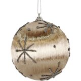  NOVOGODIŠNJI SET KUGLI 2/1 10CM ZLATNA SA ZVEZDAMA | Eponuda.com