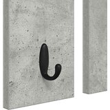  Vješalica za kapute na zidu Zidne Beton siva 85 x 10 x 45 cm | shoptok.hr