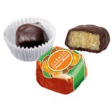  Praline Carmen od extra tamne cokolade punjene sa bademima i kandiranim kockicam | Eponuda.ba