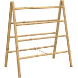  Dvostruke ljestve za ručnike s 4 prečke 90x50x100 cm od bambusa | Eponuda.com