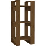 Furnova Knjižna omara/pregrada medeno rjava 41x35x91 cm trden les, (21933397) | Shoptok.si