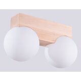 Sollux Bela/v naravni barvi stropna svetilka s steklenim senčilom ø 12 cm Solum – | Shoptok.si