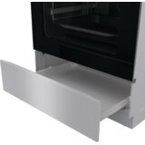 Gorenje GEIT6C60XPG indukcijski štednjak, 60 cm, 71 l, inox, 4 indukcijska zona | shoptok.hr