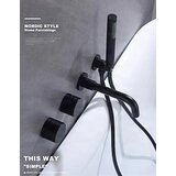 ELITE EDITION Luksuzna podometna pipa za kad BBTC1658 | - nordijski slog — Nikelj | Shoptok.si