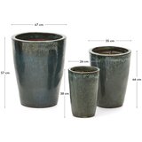 Kave Home Tegle za cvijeće u setu 3 kom od terakote ø 47 cm Rotja – | shoptok.hr