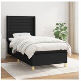  Box spring krevet s madracem crni 90x190 cm od tkanine | shoptok.hr