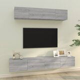 The Living Store Komplet TV omaric 4-delni siva sonoma inženirski les - Komplet TV Omaric, (21374558) | Shoptok.si