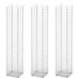  Set gabiona 3 kom od pocinčane žice 25 x 25 x 150 cm | shoptok.hr