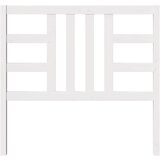  Uzglavlje za krevet bijelo 106 x 4 x 100 cm od masivne borovine | shoptok.hr