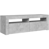 vidaXL TV omarica z LED lučkami betonsko siva 120x35x40 cm | Shoptok.si
