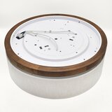  Brilagi - LED plafonsko svetlo BELLADONNA 3xE27/15W/230V prečnik 50 cm bela/hrast-trešnja | Eponuda.com