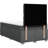  Krevet s oprugama i madracem tamnosivi 120 x 200 cm od tkanine | shoptok.hr