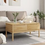 vidaXL Stolić za kavu FLORO voštano smeđi 99x55 5x45 cm od borovine | shoptok.hr