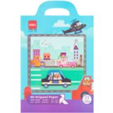 Deli ORIGAMI PAPIR 3D 1/10 tema AUTIĆI 83611 | ePonuda.com