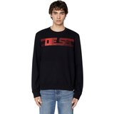 Diesel Sweatshirt - S-GINN-E3 SWEAT-SHIRT black | Shoptok.si