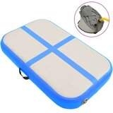 vidaXL Strunjača na napuhavanje s crpkom 60 x 100 x 15 cm PVC plava | shoptok.hr