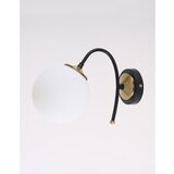 Squid Lighting Crno-bijela zidna lampa ø 15 cm Yoyo – | shoptok.hr