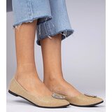 D/CEO marka niezdefiniowana Gold glitter ballet flats with rhinestones Ellada | shoptok.hr