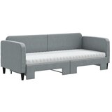  Dnevni krevet na razvlačenje svjetlosivi 80 x 200 cm od tkanine | shoptok.hr