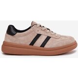 EVENTO Suede Women's Sneakers On Platform Beige Elivienne | shoptok.hr