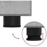 vidaXL kreveta beton siva 55.5 x 29 x 100 cm konstruirano drvo | shoptok.hr