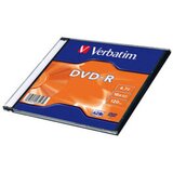  DVD-R, VERBATIM,4,7 GB,16X,MATT SILVER SLIM CASE Cijene