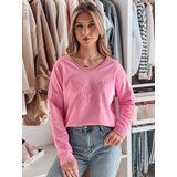 DStreet Bluzka damska one size oversize FLOFLY różowa | ePonuda.com