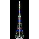  LED božićno drvce s 290 LED svjetlima Šareni 250 cm Metal | Eponuda.ba