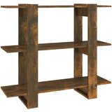 Maison Chic Knjižna omara - Knjižni regal dimljeni hrast 100x30x87 cm, (21723501) Cene