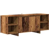 vidaXL TV omarica iz starega lesa 130x35x50 cm iz umetnega lesa, (21829816)