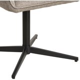 MID.YOU NASLANJAČ, les, kovina, tekstil črna, rjavosiva | Shoptok.si