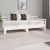  Dnevni ležaj na izvlačenje 2 x (80 x 200) cm bijeli od borovine | shoptok.hr