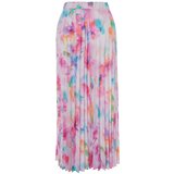 Trendyol Lilac Floral Pattern Pleated, Elastic Waist Woven Skirt | Shoptok.si