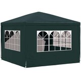 vidaXL Šotor za zabave 3x3 m zelene barve, (20610968) | Shoptok.si