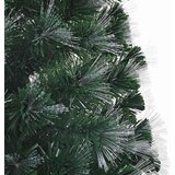 vidaXL Umestno božično drevo z dekorativnimi lučmi Zelena 210 cm PVC | Shoptok.si