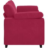  Dvosjed, sofa, vino crvena, 180x77x82 cm, baršun | shoptok.hr