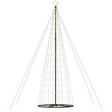 vidaXL Osvetljena novoletna jelka stožec 1534 LED toplo bela 503 cm | Shoptok.si